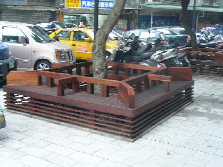 街道傢俱,綠心木,新莊市B廣場