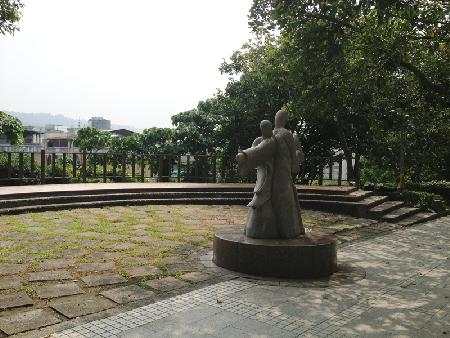 木紋塑膠仿木,塑木,陽明山公園