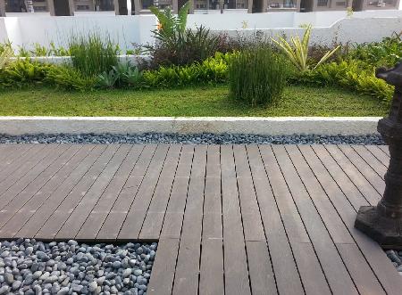 木作工程,江宅-祥順七街,木紋塑膠仿木