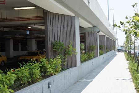 木紋塑膠仿木,塑木,台中航空站