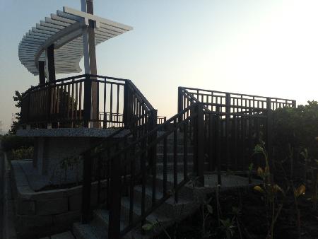 木作工程,欄杆,木紋塑膠仿木,塑木