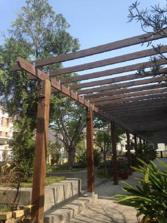 木紋塑膠仿木,塑木,南投教會