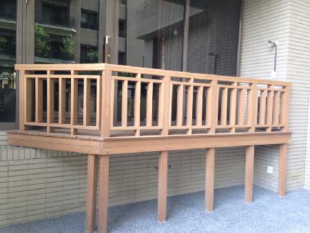 景觀材料,木纖仿木,黃金新象社區