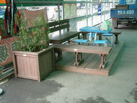 街道傢俱,塑木,烏日