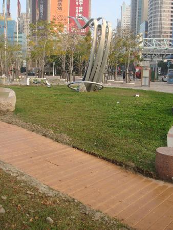 木紋塑膠仿木,塑木,臺中市南屯區文新森林公園