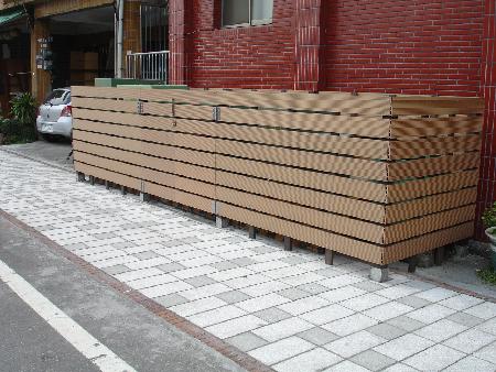 景觀材料,塑木,電箱美化