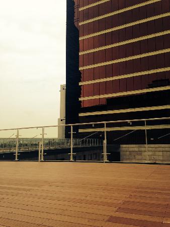 木紋塑膠仿木,塑木,林園酒店