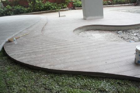 木紋塑膠仿木,塑木,崇實高工