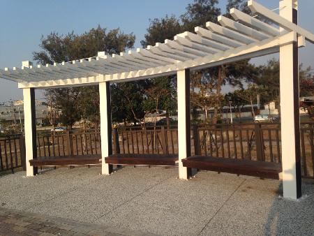 木作工程,欄杆,木紋塑膠仿木,塑木