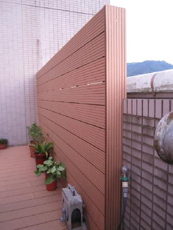 木紋塑膠仿木,塑木,恩主公醫院