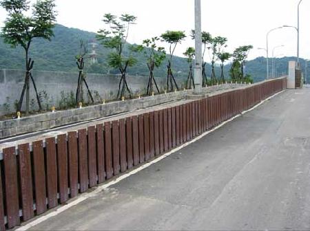 景觀材料,塑木,基隆五堵鐵道