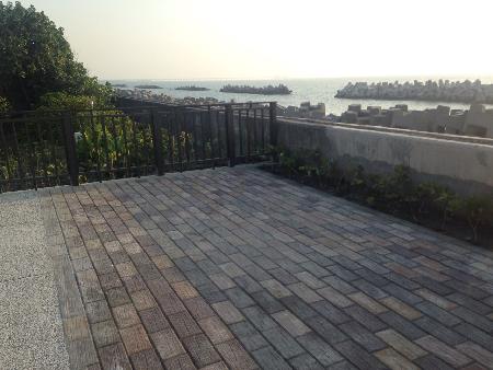 木作工程,欄杆,木紋塑膠仿木,塑木