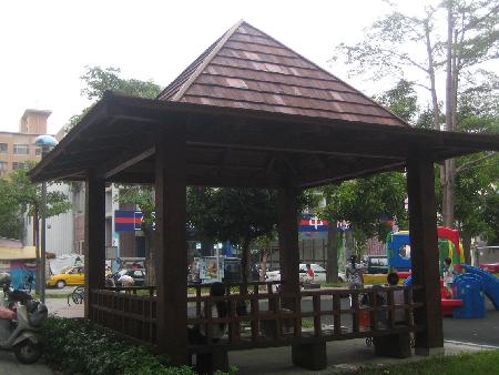 景觀材料,塑木,木纖仿木,武昌公園