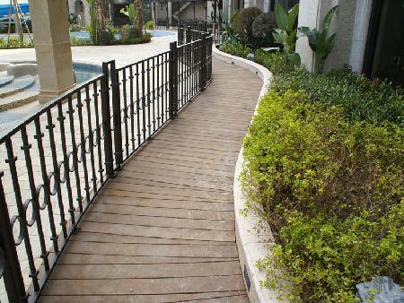 木作工程,南洋櫸木,高雄義大世界