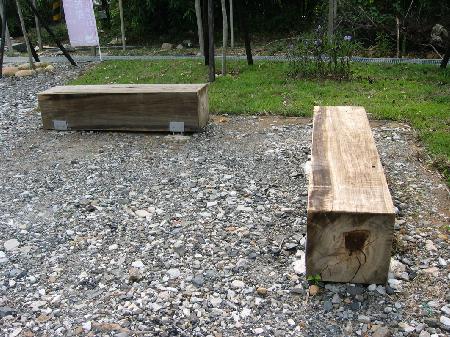 街道傢俱,南洋黑桃木,新社自行車綠廊