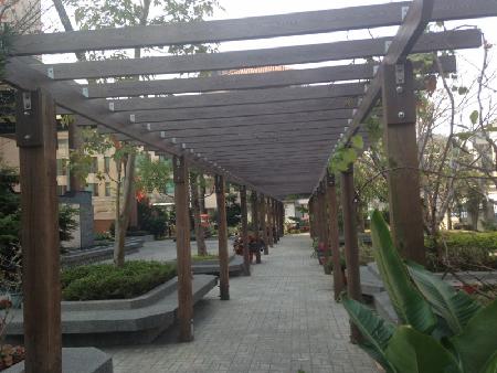 木紋塑膠仿木,塑木,南投教會