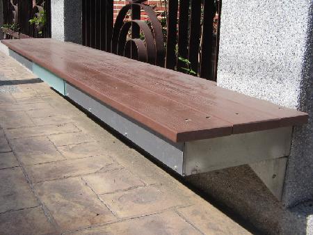 景觀材料,塑木,木纖擠型木,員林國小