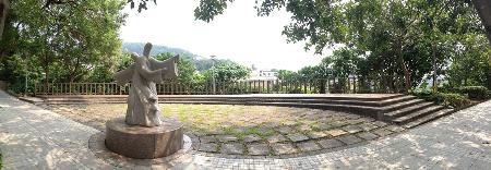 木紋塑膠仿木,塑木,陽明山公園