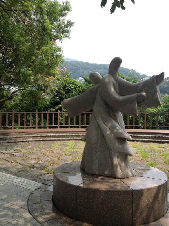 木紋塑膠仿木,塑木,陽明山公園