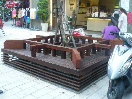 街道傢俱,綠心木,新莊市B廣場