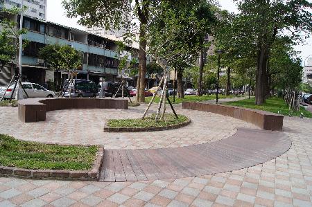 街道傢俱,塑木,香妃木,美術園道