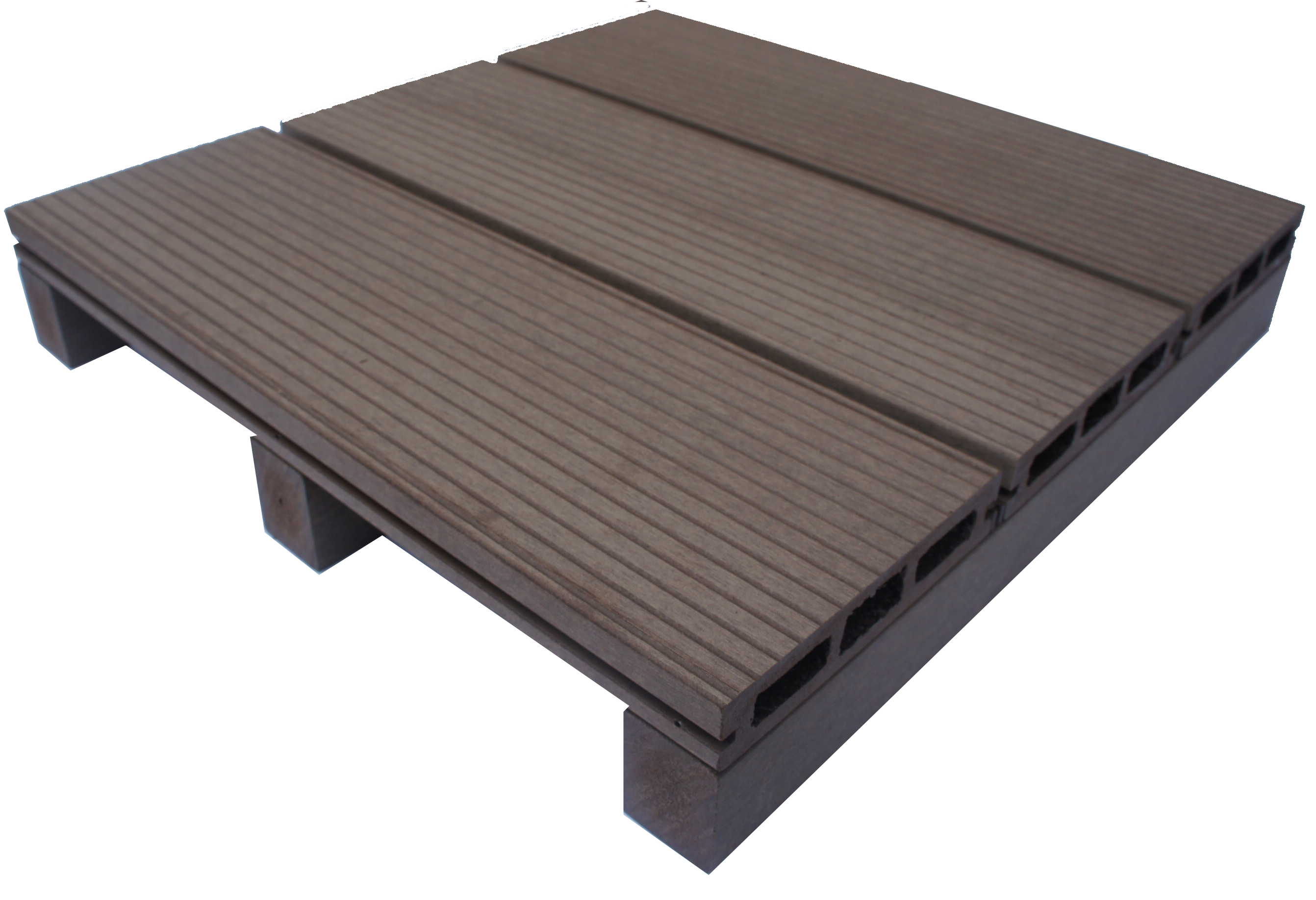 平台空心車溝卡榫式