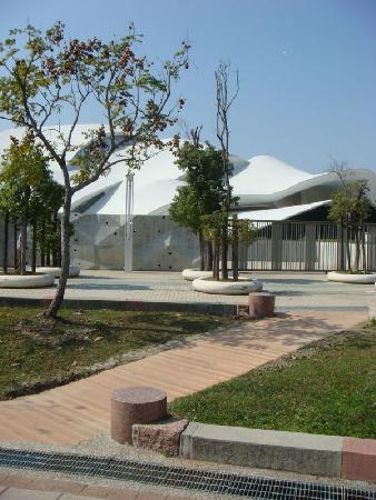 木紋塑膠仿木,塑木,臺中市南屯區文新森林公園