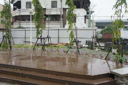 木紋塑膠仿木,塑木,北屯區和順公園