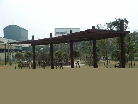 木作工程,原木,台南公七公園