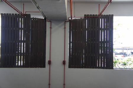 木紋塑膠仿木,塑木,台中航空站