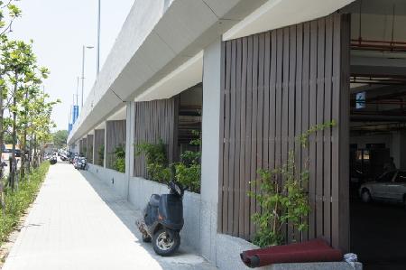 木紋塑膠仿木,塑木,台中航空站