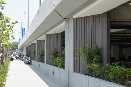 木紋塑膠仿木,塑木,台中航空站