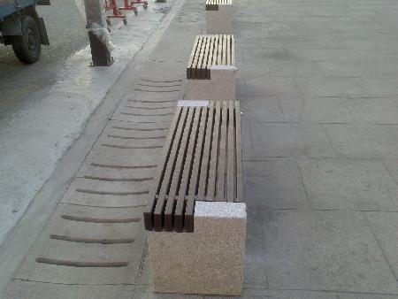 街道傢俱,塑木,雲林北港武德宮