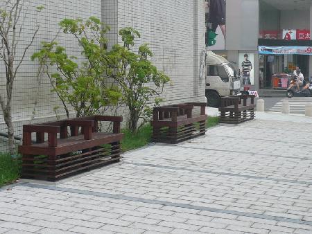 街道傢俱,綠心木,新莊市B廣場