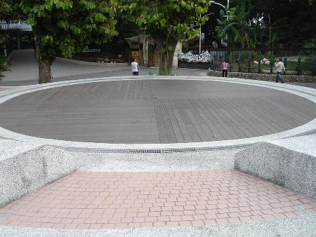 木作工程,塑木,壽山動物園