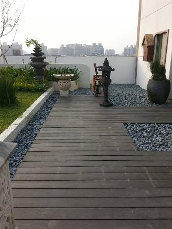 木作工程,江宅-祥順七街,木紋塑膠仿木