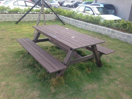 街道傢俱,塑木,豆子埔公園