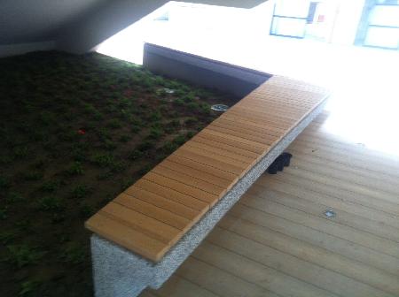 木紋塑膠仿木,塑木,北勢國民小學