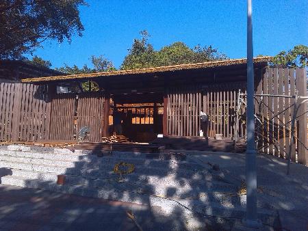 木作工程,塑木,壽山動物園