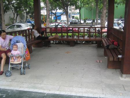 景觀材料,塑木,木纖仿木,武昌公園