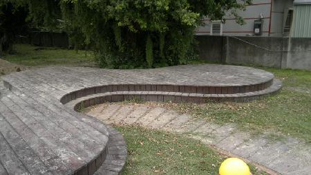 木作工程,非洲紅鐵木,元長國民小學