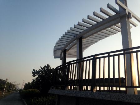 木作工程,欄杆,木紋塑膠仿木,塑木