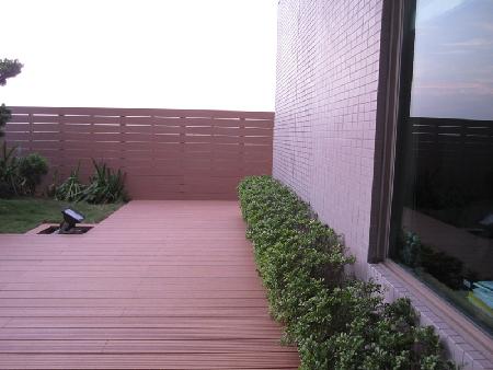 木紋塑膠仿木,塑木,恩主公醫院