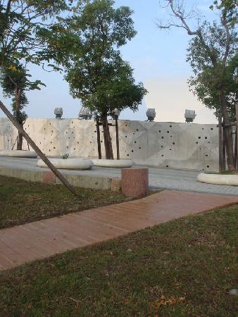 木紋塑膠仿木,塑木,臺中市南屯區文新森林公園