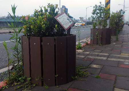 街道傢俱,塑木,花箱,市民大道