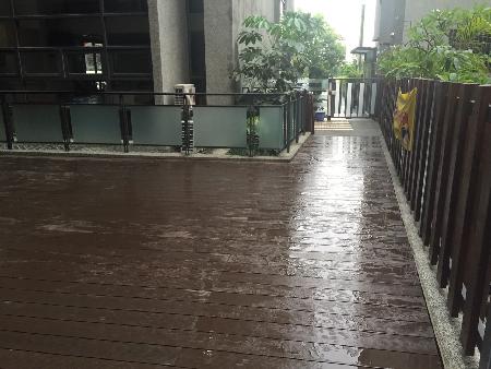 木作工程,塑木,平台,光明幼兒園