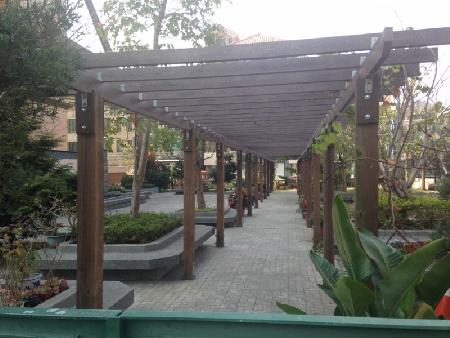 木紋塑膠仿木,塑木,南投教會