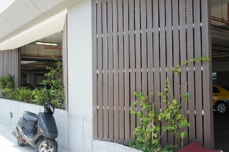 木紋塑膠仿木,塑木,台中航空站