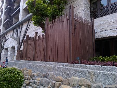 木紋塑膠仿木,塑木,高雄市前鎮區美術樹屋平台