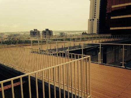 木紋塑膠仿木,塑木,林園酒店